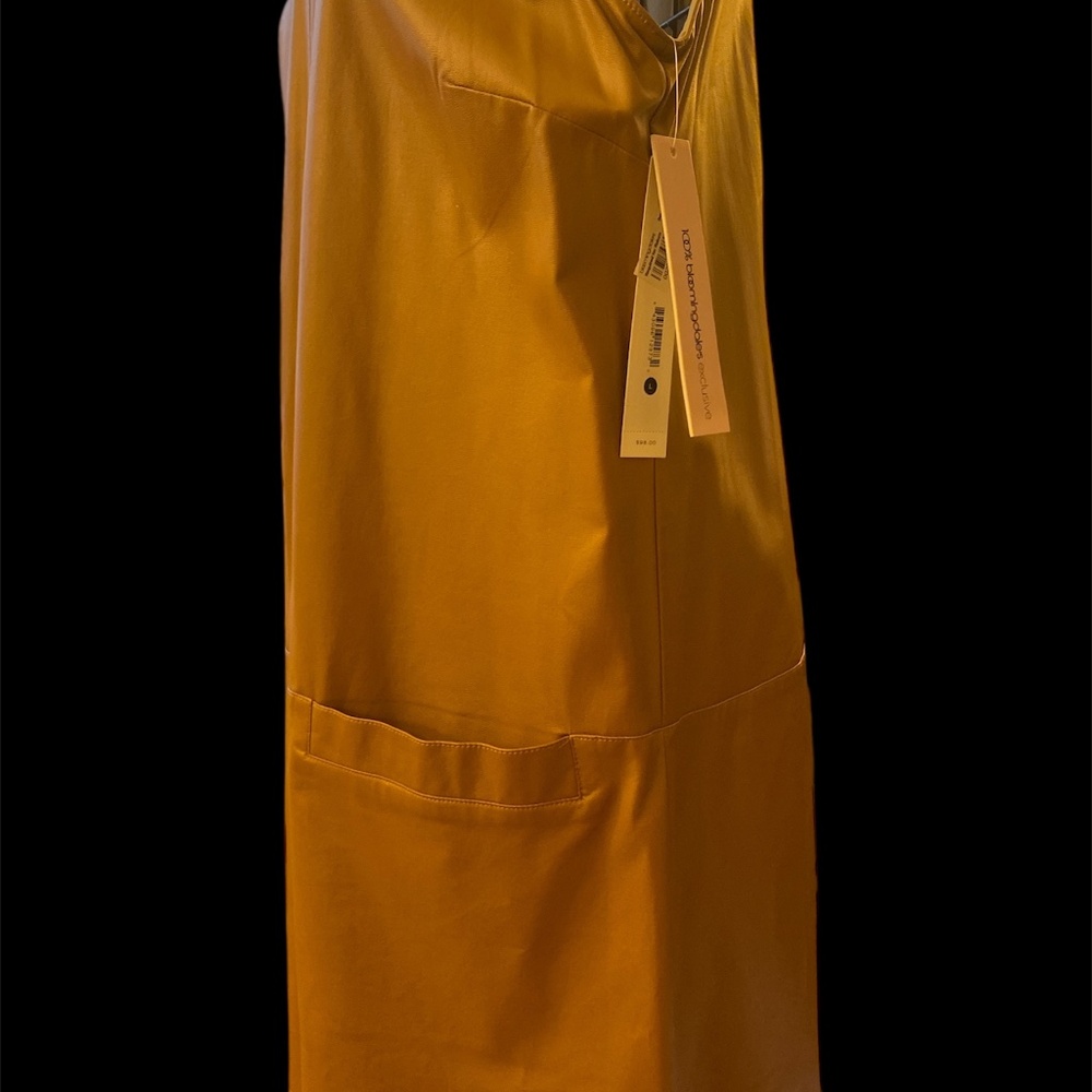Aqua Design Faux Leather Dress - Picture 3 of 9